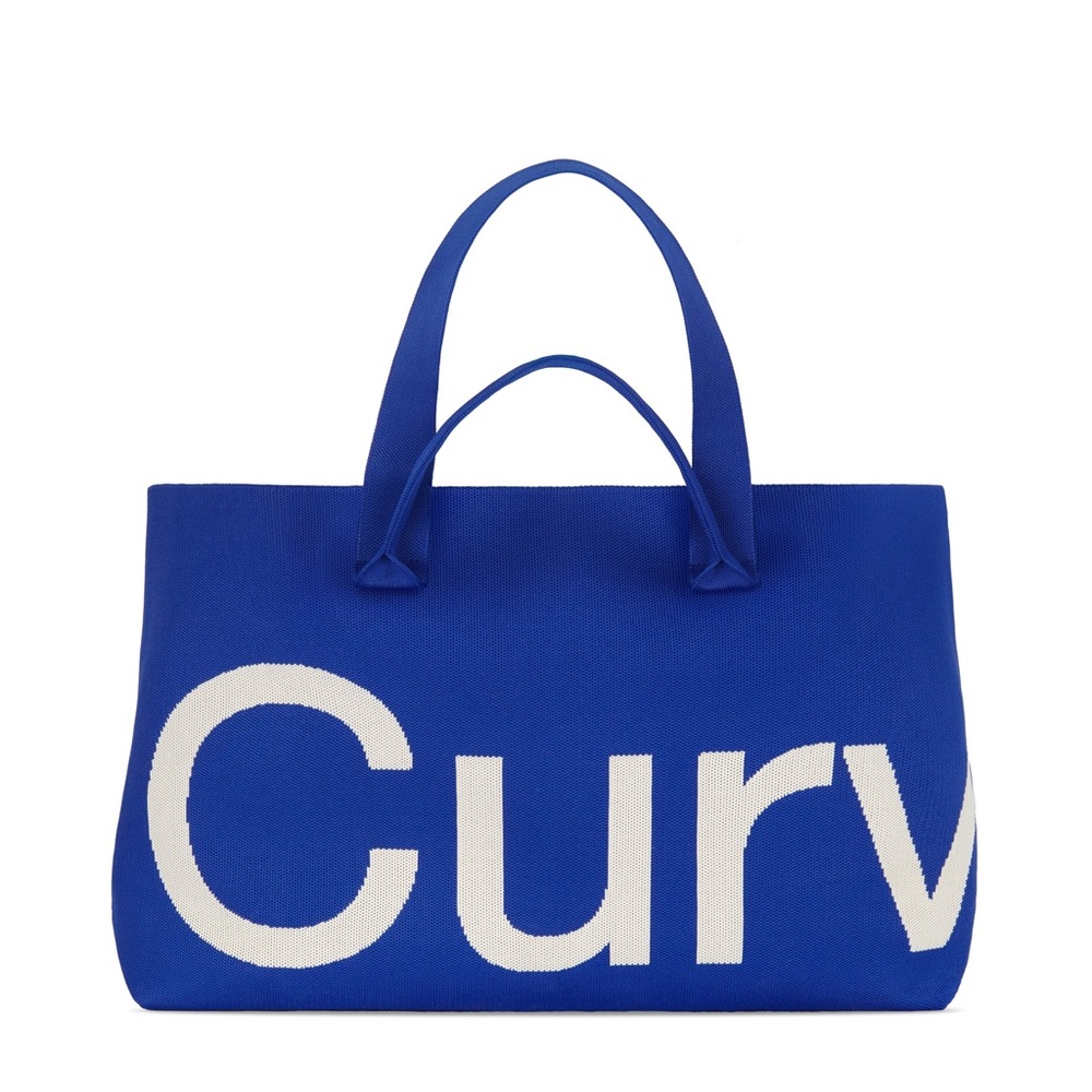 Curves by Sean Brown Tote Sapphire